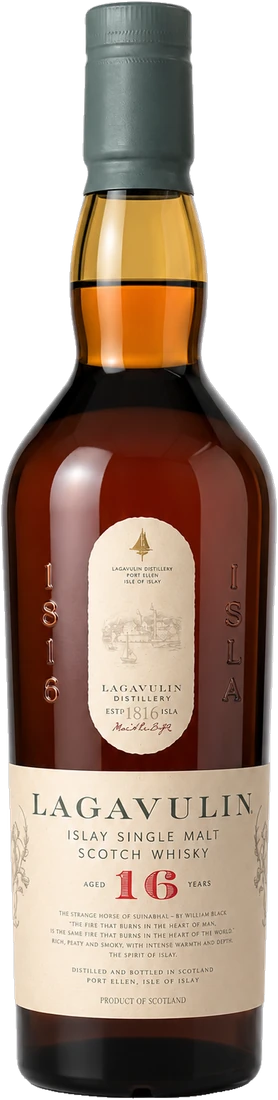 Whisky Lagavulin 16 ans, single malt d'Islay