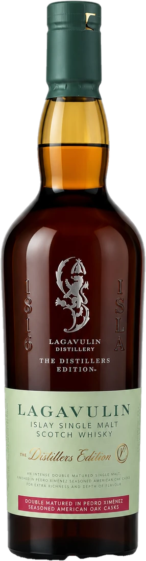 Whisky Lagavulin Distillers Edition, single malt d'Islay